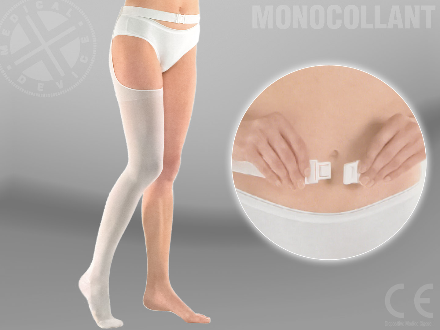 antitrombosi calze elly con compressione graduata clinica