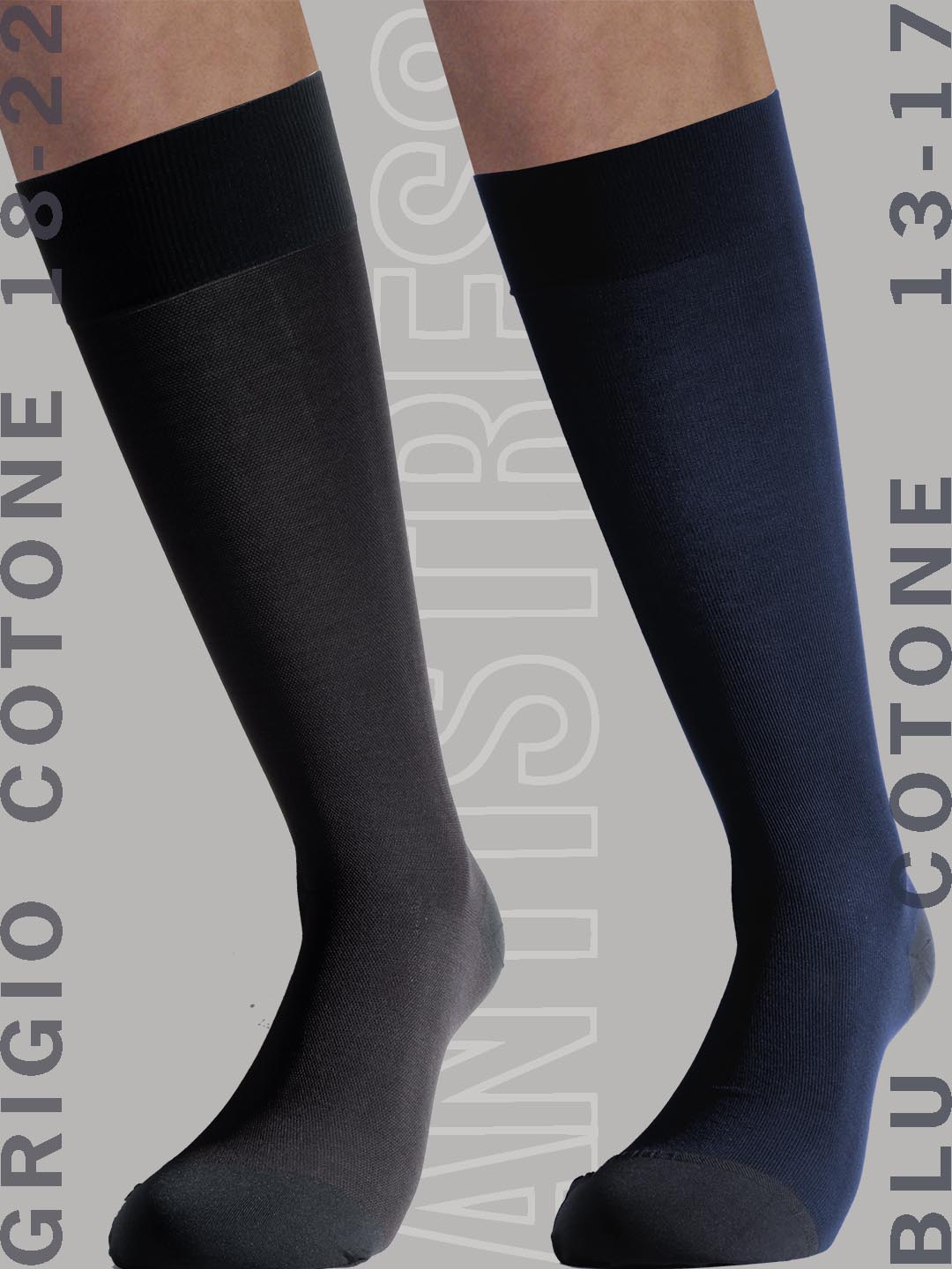 Antistress Elly Calze gambaletti active effect Compressione Graduata uomo donna mmhg
