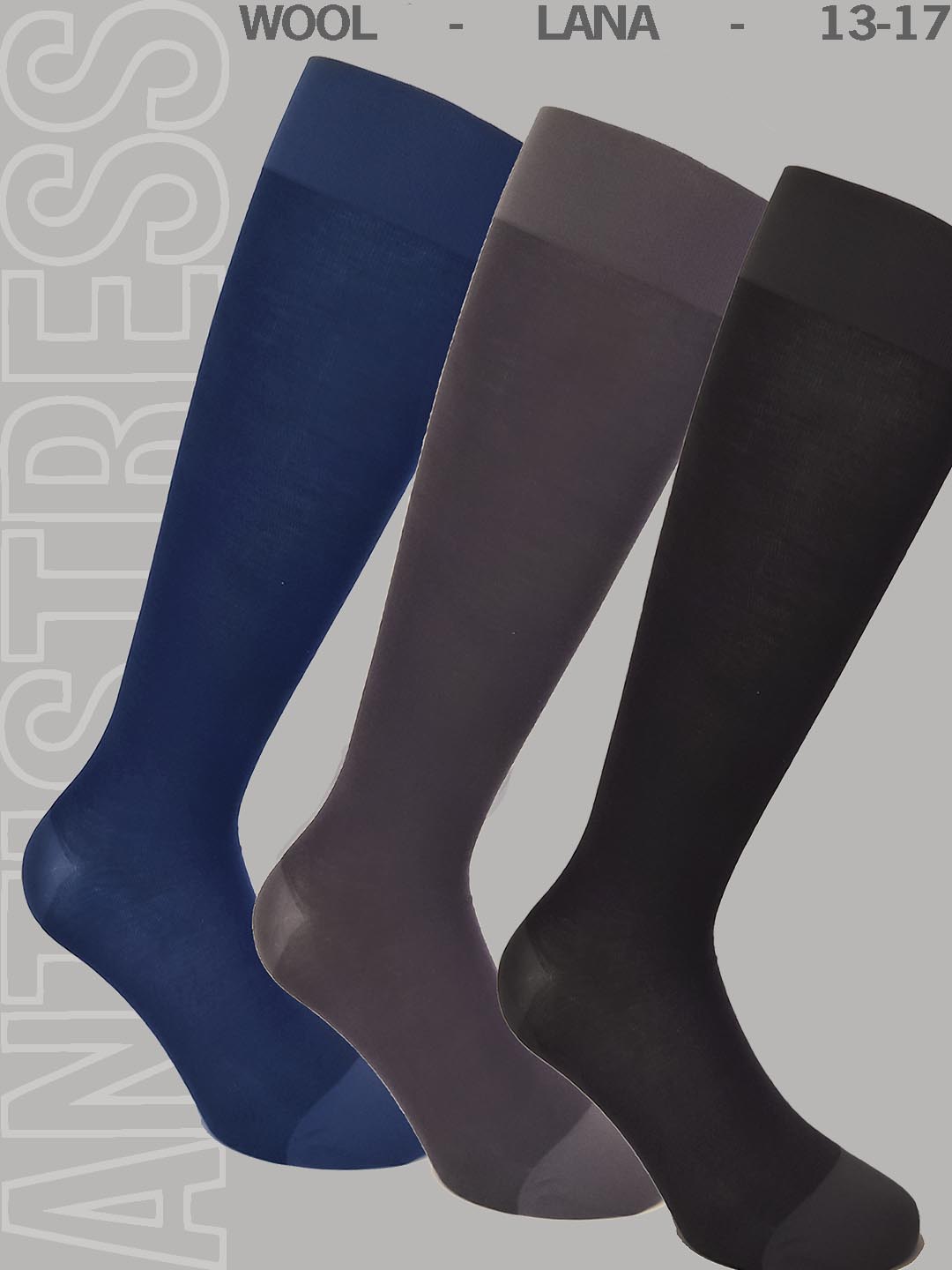 Antistress Elly Calze gambaletti active effect lana Compressione Graduata uomo donna mmhg
