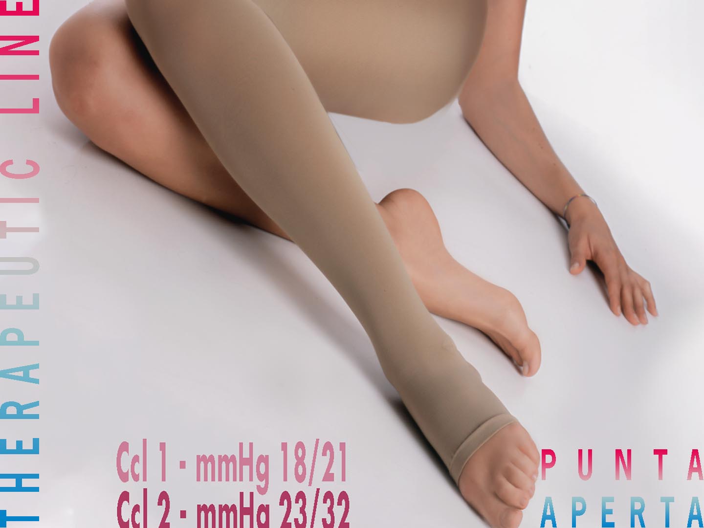 Antistress Elly Calze tights Gambaletti autoreggenti Compressione Graduata uomo donna mmhg bellezza