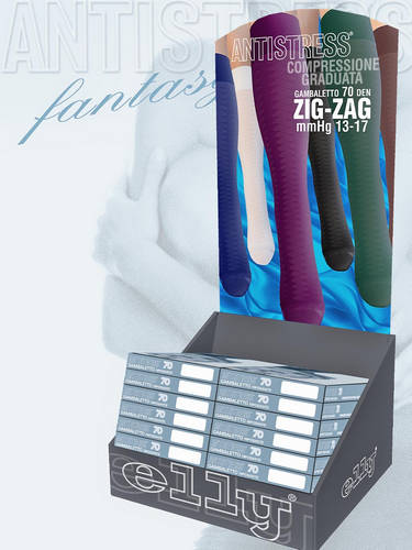 antistress elly gambaletti compressione knee highs fantasy mmhg 13-17