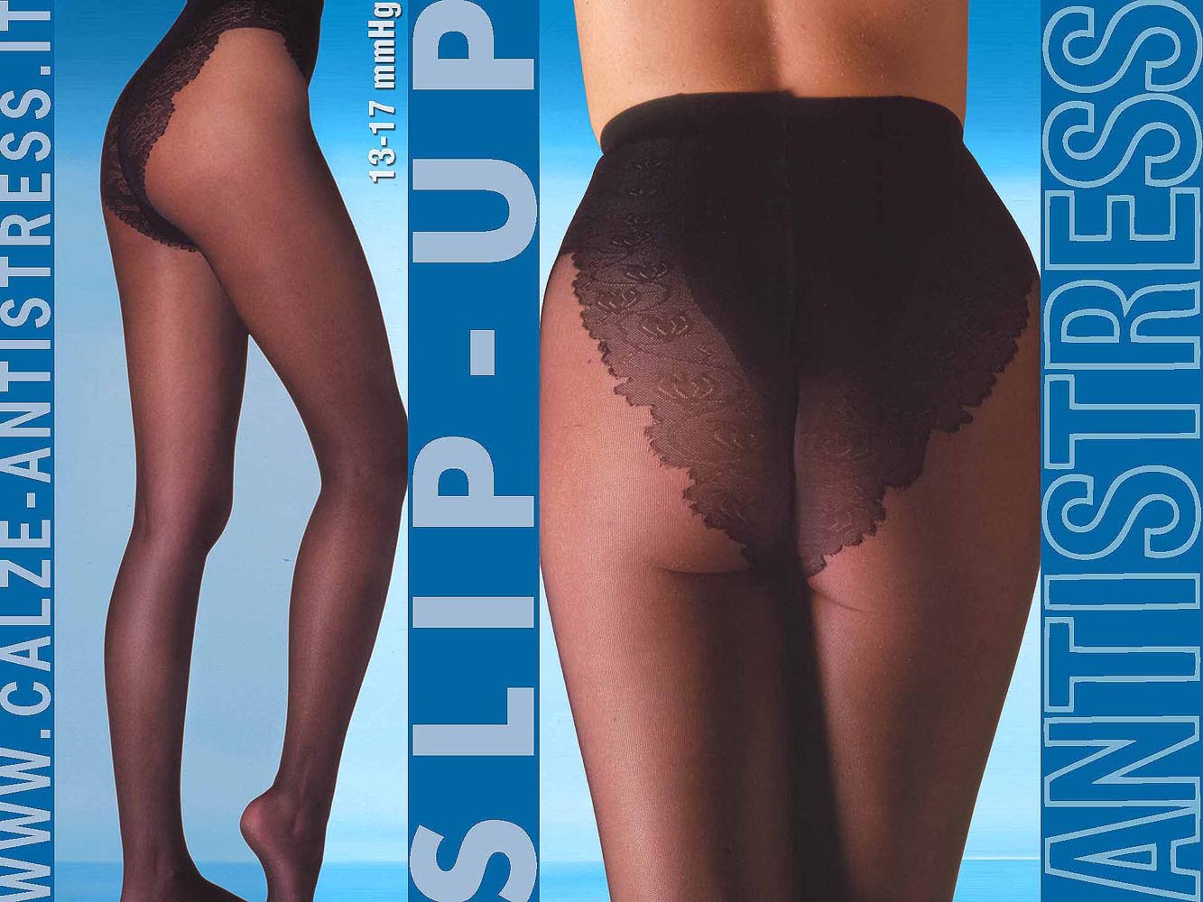 Antistress Elly Calze Collant Gambaletti autoreggenti Compressione Graduata uomo donna mmhg bellezza